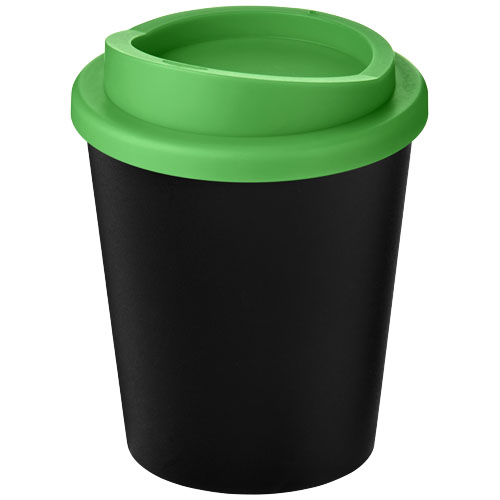 Gobelet recyclé promotionnel Espresso Eco de 250 ml Americano® noir / Vert